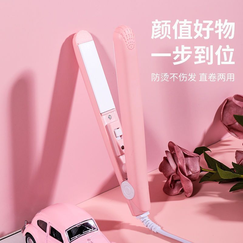 Electric Hair Straightener And Curler Dual-Use Small Straightening And Curling Bangs Tool Portable Curling Iron - Image 3